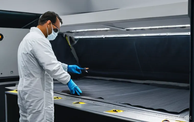 항공정비사와 기체 손상 복구 - **Prompt:** A highly skilled aircraft maintenance technician, wearing a clean, dark blue overall wit... 항공정비사와 기체 손상 복구 - **Prompt:** A highly skilled aircraft maintenance technician, wearing a clean, dark blue overall wit...